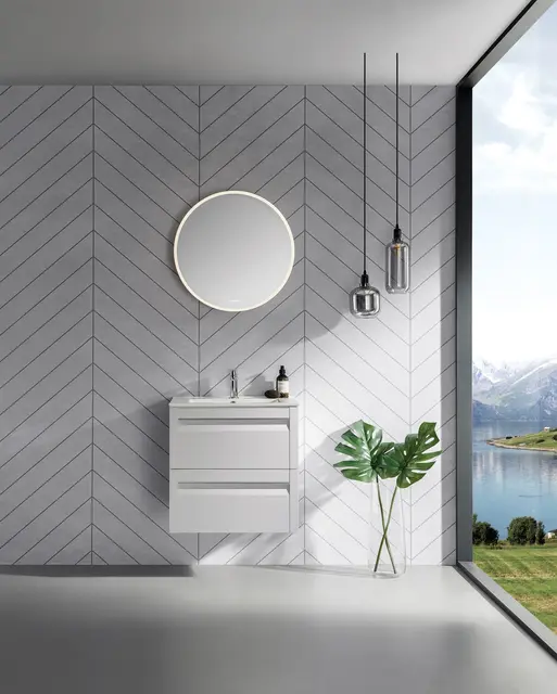 Como 60 SLIM Standard - Hvit Matt 