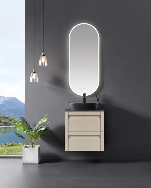 Como 60 SLIM Standard - Hvitkalket Eik 