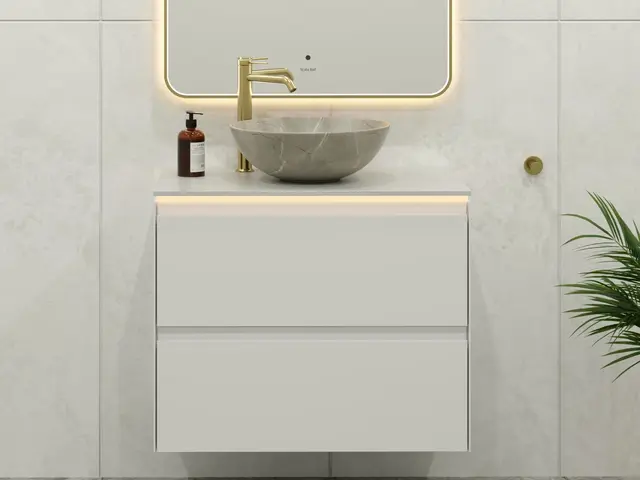 Como 75 Lusso - Hvit Matt 