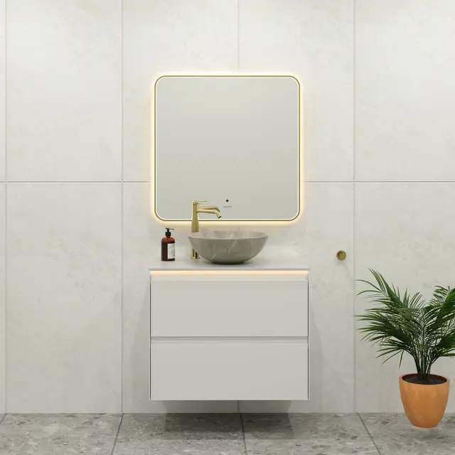 Como 75 Lusso - Hvit Matt 