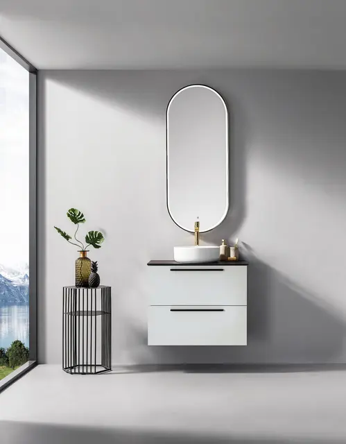 Como 75 Standard - Hvit Lær 