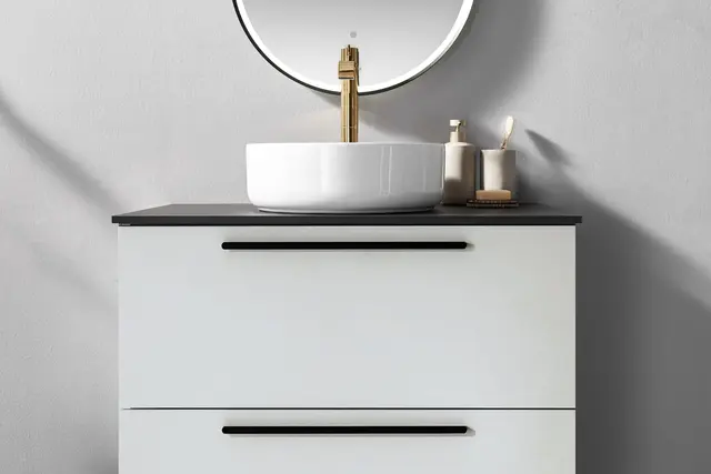 Como 75 Standard - Hvit Lær 