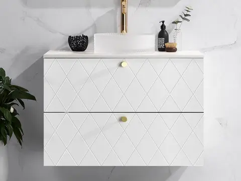 Como 90 SLIM Deco - Hvit Matt