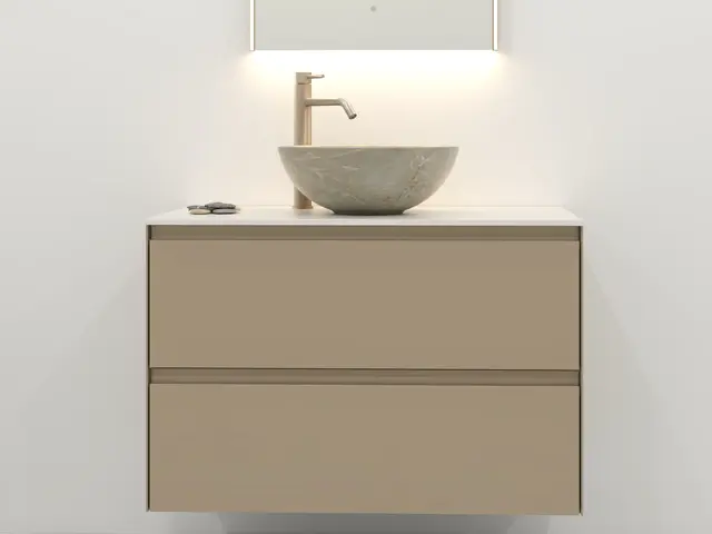 Como 90 Lusso - Muskat Beige Høyglans 