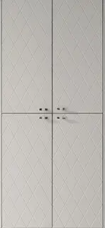 Como H&#248;yskap 2stk Deco - Hvit Matt