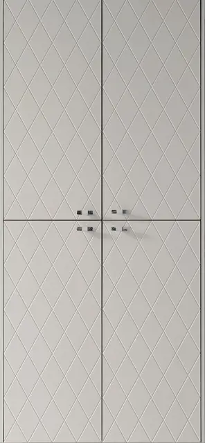 Como Høyskap 2stk Deco - Hvit Matt 