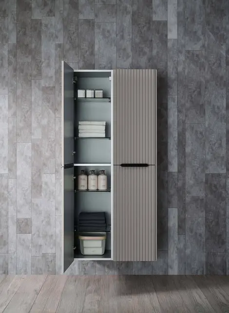 Como Høyskap 2stk Exclusive - Beige Sand Matt 