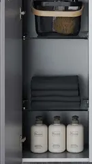 Como Høyskap Lusso - Hvit Høyglans