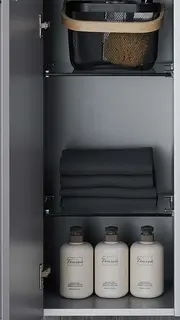 Como Høyskap Lusso - Hvit Høyglans