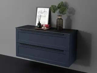 Como 120 - Kommode Como Standard - M&#248;rk Bl&#229;