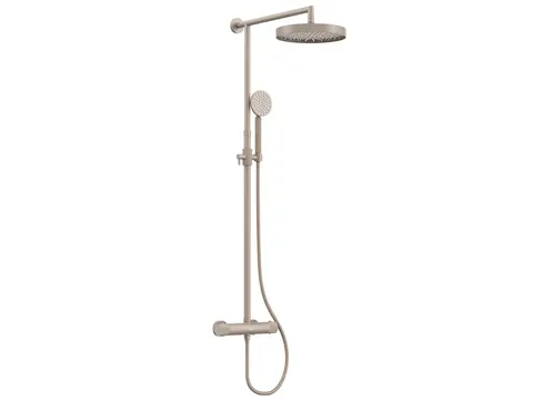 Divino Takdusj - Beige Matt Komplett takdusj i rustfritt stål
