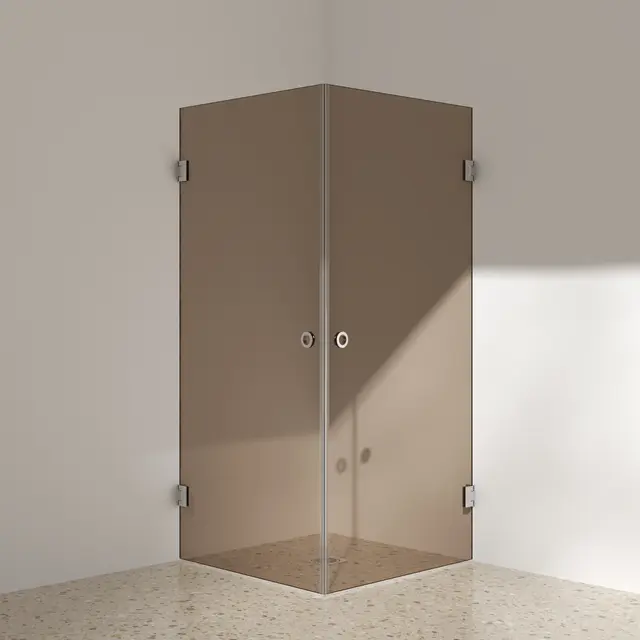 Silvano Dusjhjørne 80x100 - Bronse Bronse Glass - 8 ulike fargervarianter 