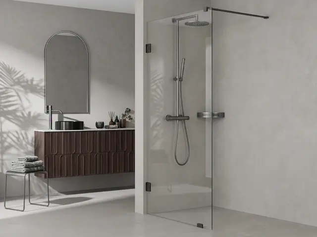 Silvano Fastfelt 80 Gunmetal - Klart Glass 