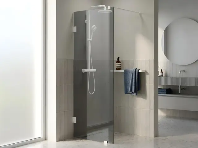 Silvano Fastfelt 90 Hvit Matt - Sotet Glass 