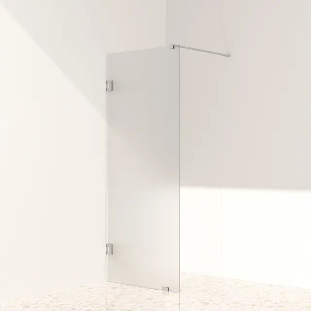 Silvano Fastfelt 80 Krom - Rillet Diamantglass 