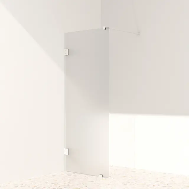 Silvano Fastfelt 80 Hvit Matt - Rillet Diamantglass 