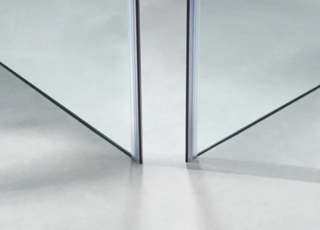Silvano Dusjhjørne 80x90 - Klar Klart Glass - 8 ulike fargervarianter 