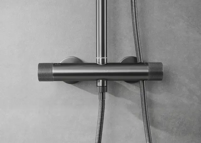 Urbano Takdusj - Gunmetal Komplett takdusj i rustfritt stål 