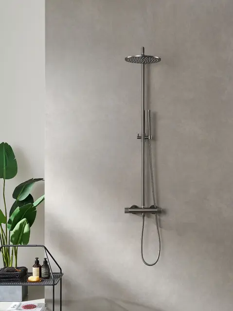 Urbano Takdusj - Gunmetal Komplett takdusj i rustfritt stål 