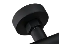 Rosett Urbano Takdusj - Sort Matt Ø: 75mm - sett a 2stk (større)