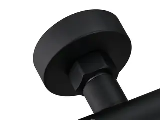 Rosett Urbano Takdusj - Sort Matt Ø: 75mm - sett a 2stk (større)