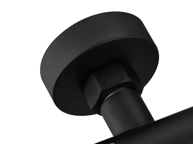 Rosett Urbano Takdusj - Sort Matt Ø: 75mm - sett a 2stk (større) 