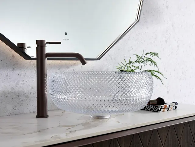 Celino - Transparent Bolleservant i glass 