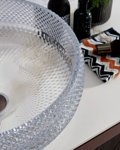 Celino - Transparent Bolleservant i glass 