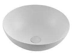 Dario - Matt Hvit Bollerservant i porselen