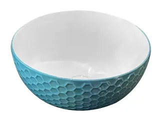 Golfball Sj&#248;gr&#248;nn Bolleservant i porselen