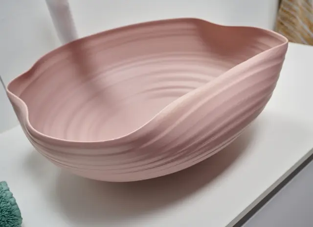 Handmade ART - FRYD Håndlaget bolleservant i Keramikk 