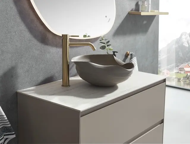 Handmade ART - VEKST Håndlaget bolleservant i Keramikk 