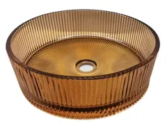 Romano - Gylden Te Bolleservant i glass