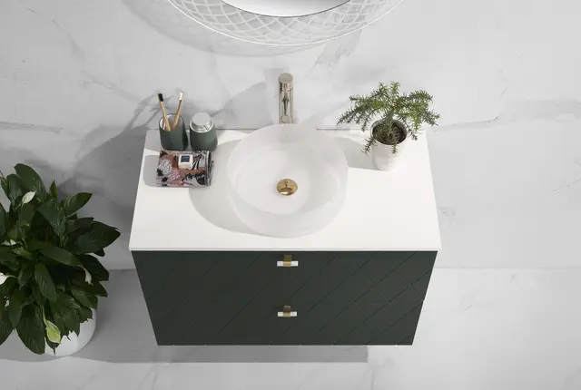 Morello - Hvit Matt Transparent Bolleservant i glass 