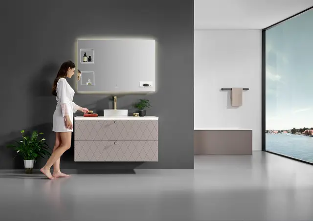 Morello - Hvit Matt Transparent Bolleservant i glass 