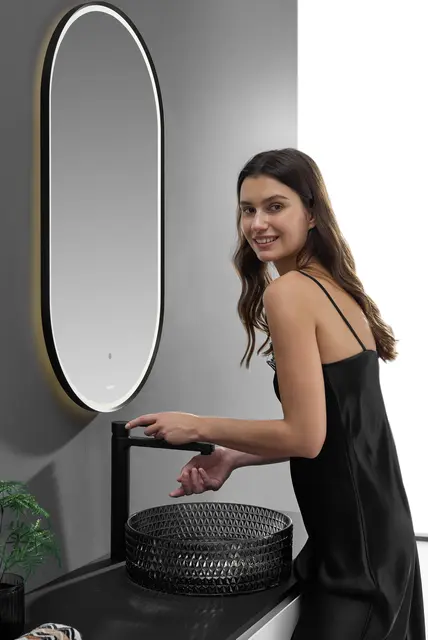 Morello - Sort Transparent Bolleservant i glass 