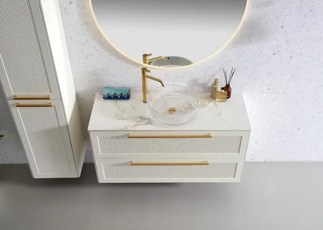 Romano - Transparent Bolleservant i glass 