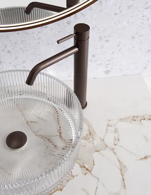 Romano - Transparent Bolleservant i glass 