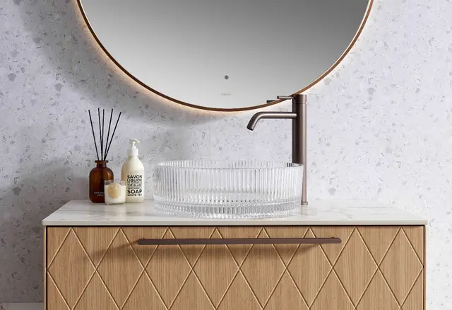 Romano - Transparent Bolleservant i glass 
