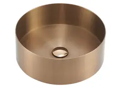 Viola - Kobber børstet Bolleservant i rustfritt stål