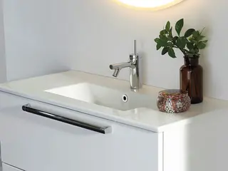 SLIM porselen servant Heldekkende tynn porselen servant