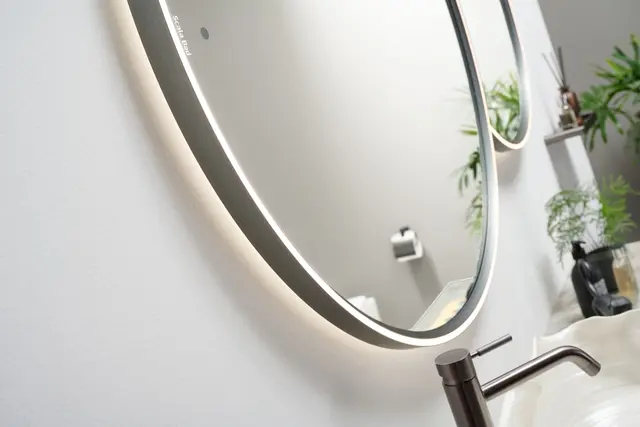 Brindisi DUE - Gunmetal Dobbelt speil med duo sensor 