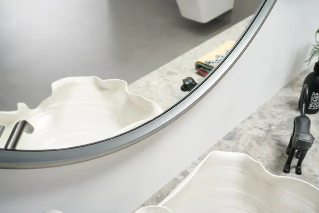 Brindisi DUE - Gunmetal Dobbelt speil med duo sensor 