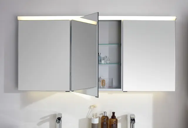 Capri 150 Speilskap med led-lys og underlys 