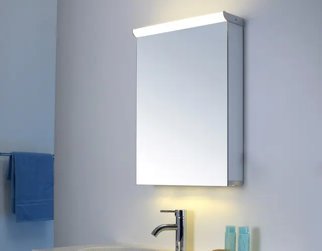 Capri 50 Speilskap med led-lys og underlys 