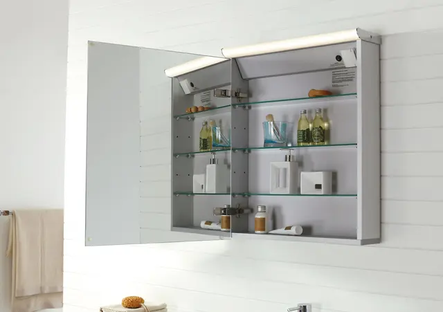 Capri 60 Speilskap med led-lys og underlys 