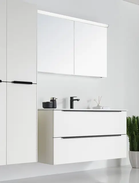 Capri Speilskap med led-lys og underlys 