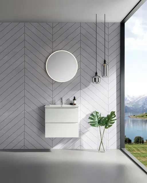 Lugano 60 Rundt Speilskap 