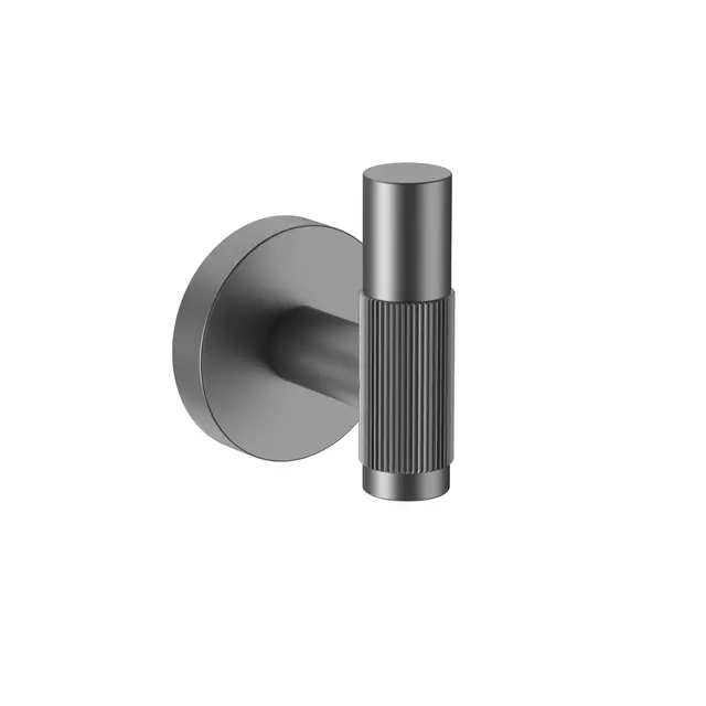 Donato Krok Stor - Gunmetal Håndklekrok i rustfritt stål 
