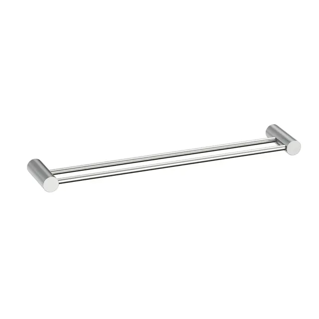 Donato Håndklestang Dbl. - Polert Stål Håndklestang med dobbelt heng 
